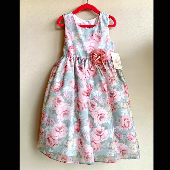 🔥HOST PICK!🔥 MARMELLATA Kids Sleeveless Floral Dress SIZE 6 (NWT) - Picture 1 of 7